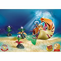 70098 Mermaid with Sea Snail Gondola