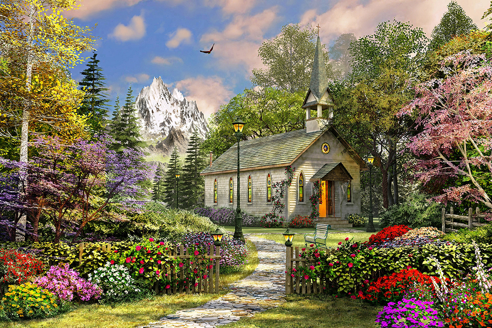 Mountain View Chapel 36pc (Puzzles to Remember)