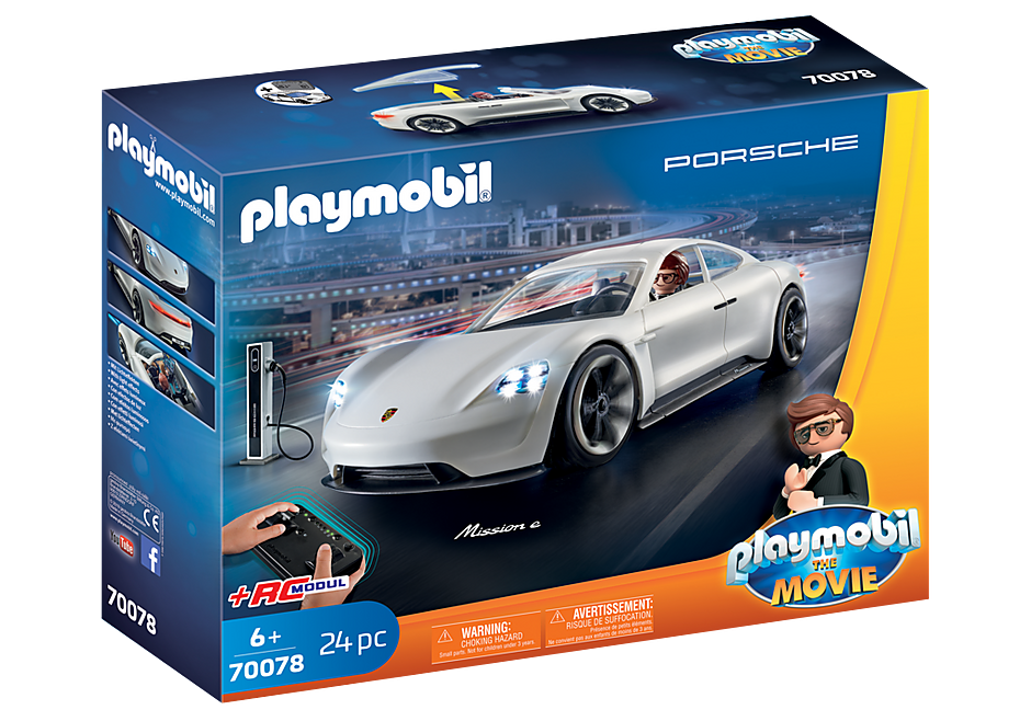 70078 Playmobil the Movie: Rex Dasher's Porsche Mission E