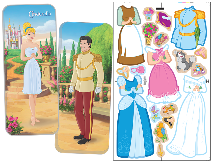 Cinderella magnetic dress up cheap