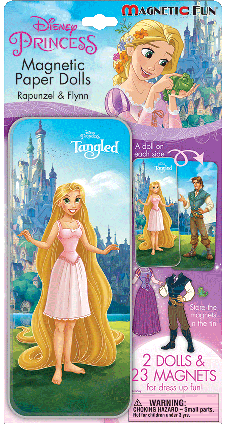 Magnetic Fun® Mini Tin: Disney Princess - Tangled - Raff and Friends