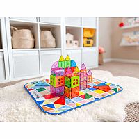 Magna-Tiles Storage Bin & Interactive Play Matq