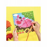 String Art Pictures: Busy Farm