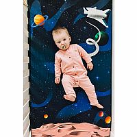 Space Explorer Fitted Crib Sheet