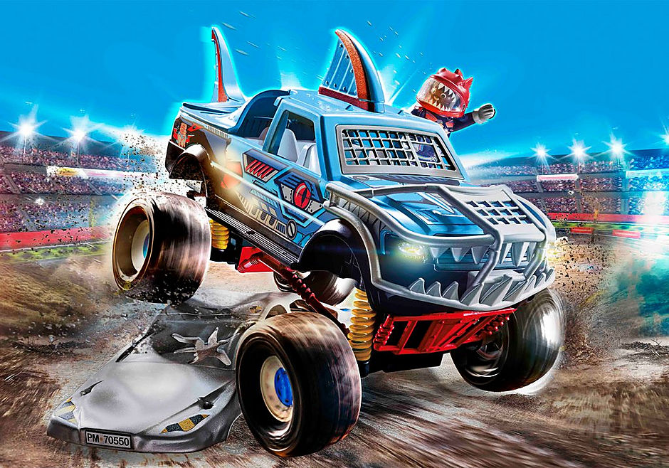 70550 Stunt Show Shark Monster Truck