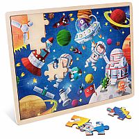 Ollie And Mr. Noodle: Adventurous Astronauts Jigsaw Puzzle