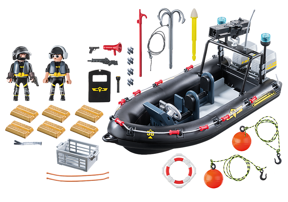Playmobil tactical shop unit boat