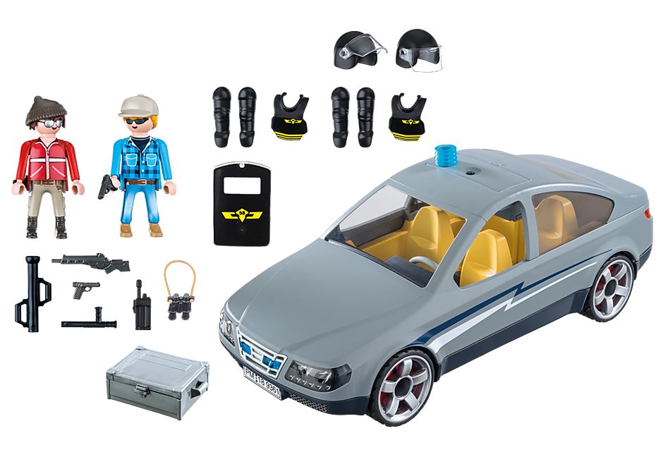 9361 Tactical Unit Undercover Car Raff and Friends