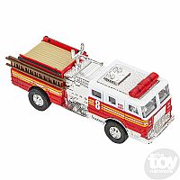 Fire Truck 5.5" - Diecast Pull Back