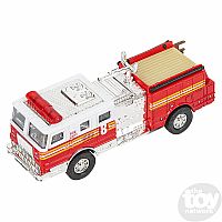 Fire Truck 5.5" - Diecast Pull Back