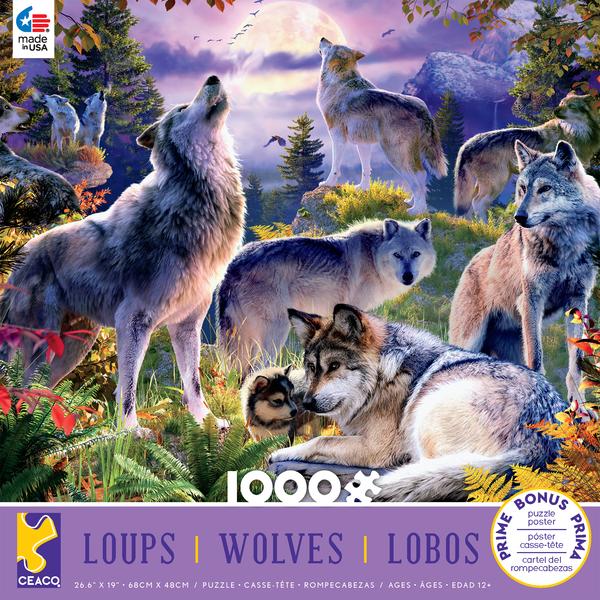Wolves - Wolf Pack (Purple) 1000pc - Raff and Friends