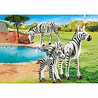 70356 Zebras with Foal