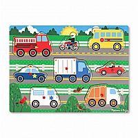 Vehicles Peg Puzzle - 8 Pieces