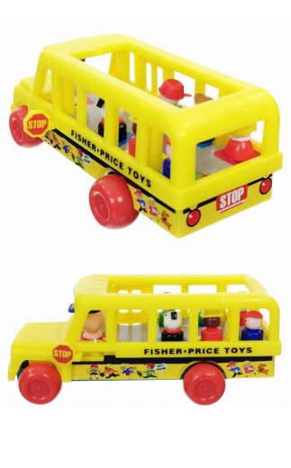 Choking Hazard Toy New Toy World's Smallest Fisher Price Bus 