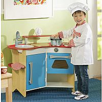  Cook's Corner Wooden Play Kitchen 