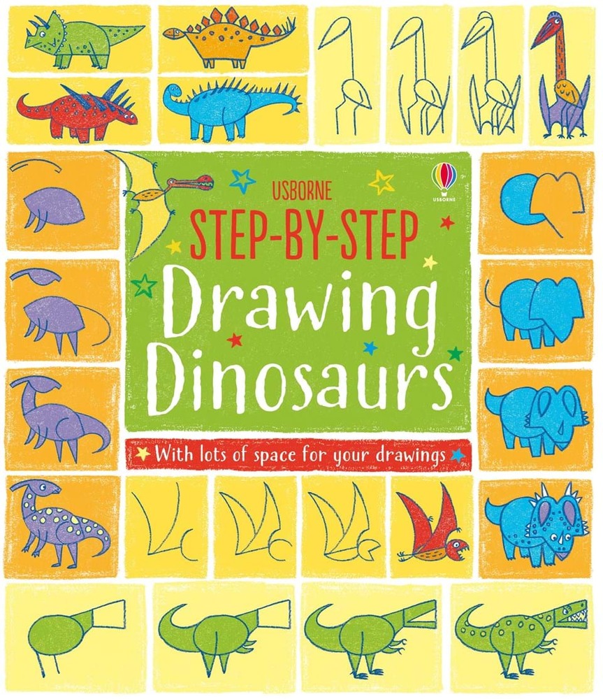 StepbyStep Drawing Dinosaurs Raff and Friends