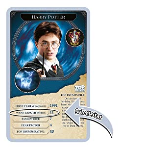 Top Trumps Card Game Harry Potter TOP 30 Witches and Wizards 