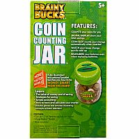 Brainy Bucks: Coin Counting Jar