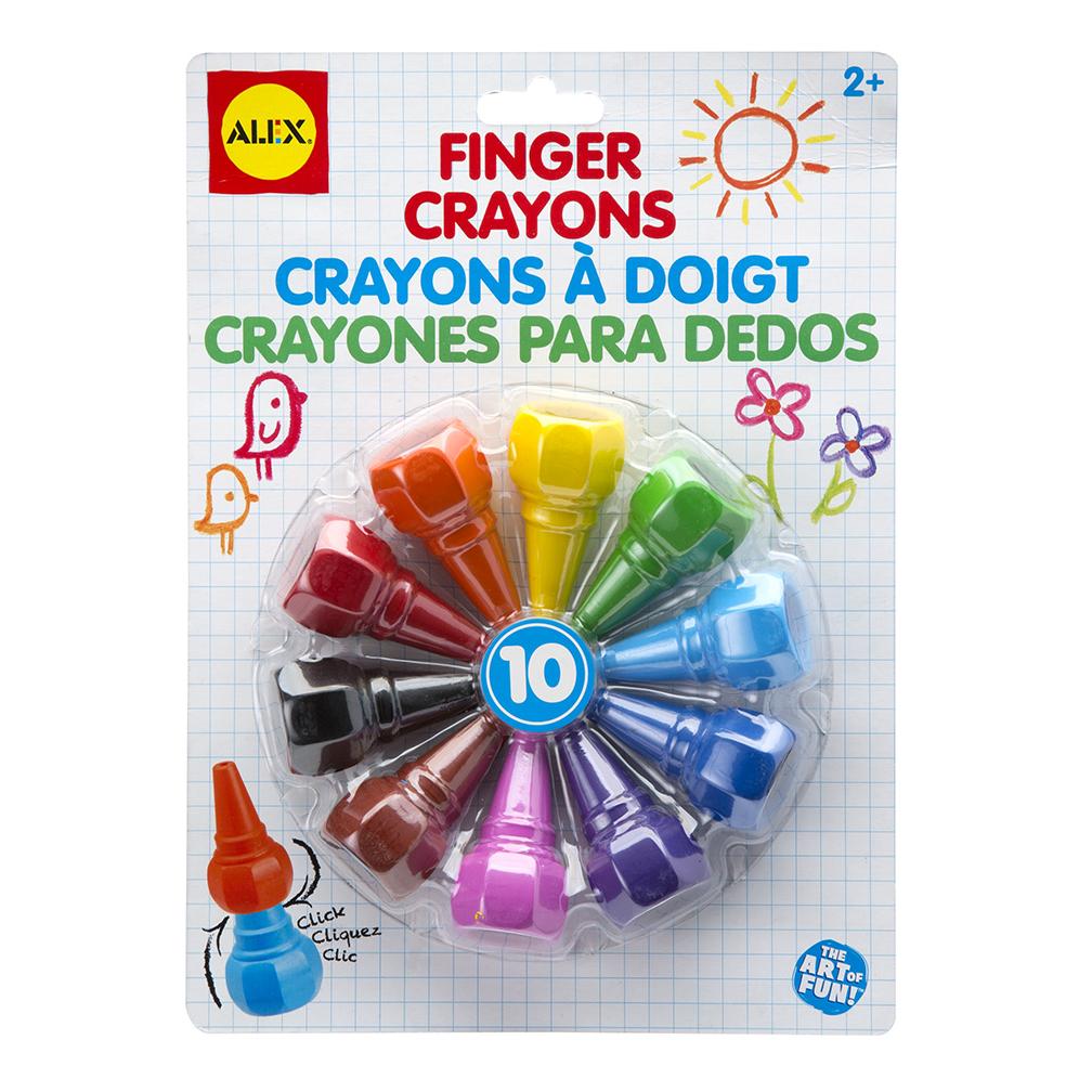 Finger Crayons (10) Raff and Friends