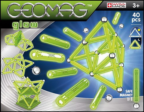 Geomag Glow 40 Piece Construction Set by Geomag