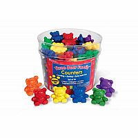 Three Bear Family® Basic Six Color Rainbow Counter Set (Set of 96)