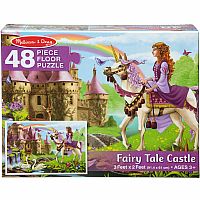 Fairy Tale Castle Floor Puzzle 48pc