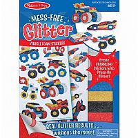 Mess-Free Glitter - Vehicle Foam Stickers