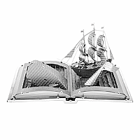 Moby Dick Book Sculpture 