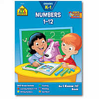 K-1 | Numbers 1-12 Workbook 