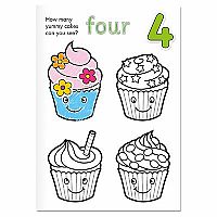 Number Sticker Coloring Book