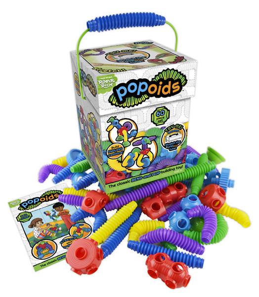 【popo】 POPOIDS™ 60-Pc. Deluxe Building Set - Raff and Friends
