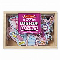 Wooden Princess Magnets