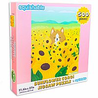 Puzzle: Sunflower Corgi 500pc