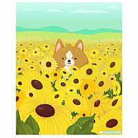 Puzzle: Sunflower Corgi 500pc