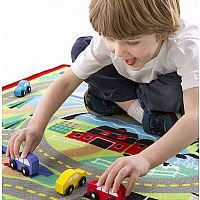  Round the Town Road Rug & Car Set 