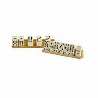 Wooden Domino Tile Holders (set of 2)