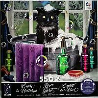 Night Spirit: Bath Time Cat 550pc
