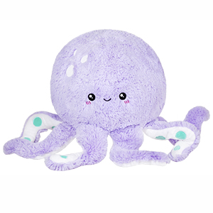 purple stuffed octopus