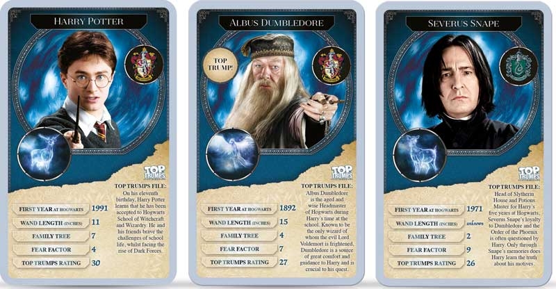 Top Trumps Harry Potter 30 Witches & Wizards 