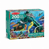 Underwater Oasis Floor Puzzle (200pc)