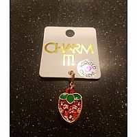 Gold Strawberry Scented Charm